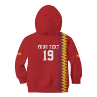 Custom World Football 2026 Spain Kid Hoodie Spanish Bull Rising Champions - Wonder Print Shop