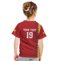 Custom World Football 2026 Spain Kid T Shirt Spanish Bull Rising Champions - Wonder Print Shop