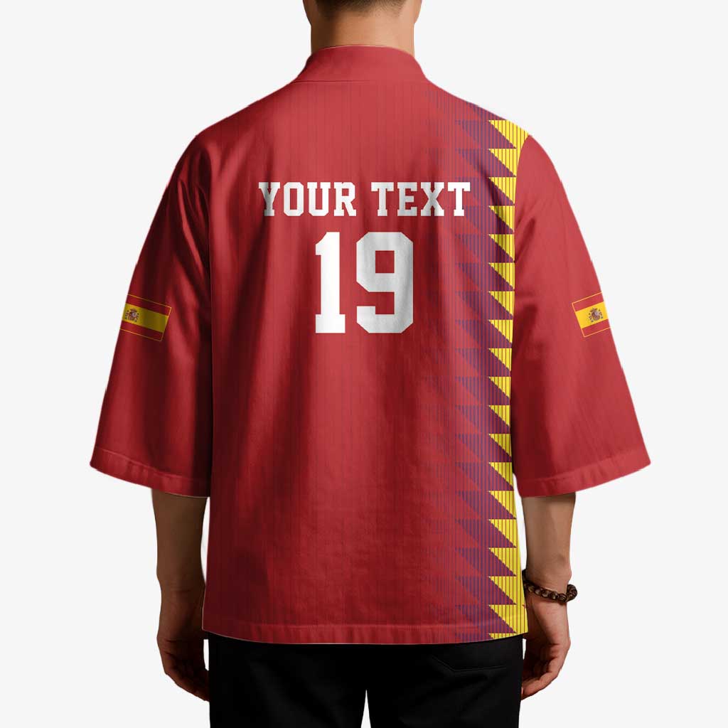 Custom World Football 2026 Spain Kimono Spanish Bull Rising Champions - Wonder Print Shop