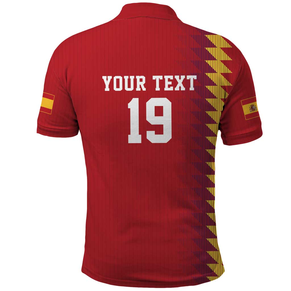 Custom World Football 2026 Spain Polo Shirt Spanish Bull Rising Champions - Wonder Print Shop
