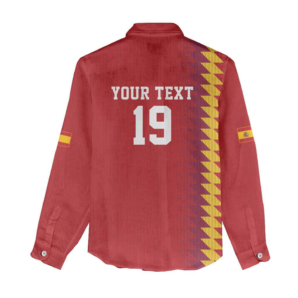 Custom World Football 2026 Spain Women Casual Shirt Spanish Bull Rising Champions - Wonder Print Shop