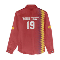 Custom World Football 2026 Spain Women Casual Shirt Spanish Bull Rising Champions - Wonder Print Shop