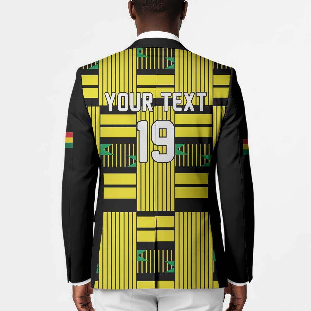 Custom World Football 2026 Ghana Blazer Rise With The Black Stars