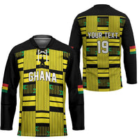 Custom World Football 2026 Ghana Hockey Jersey Rise With The Black Stars