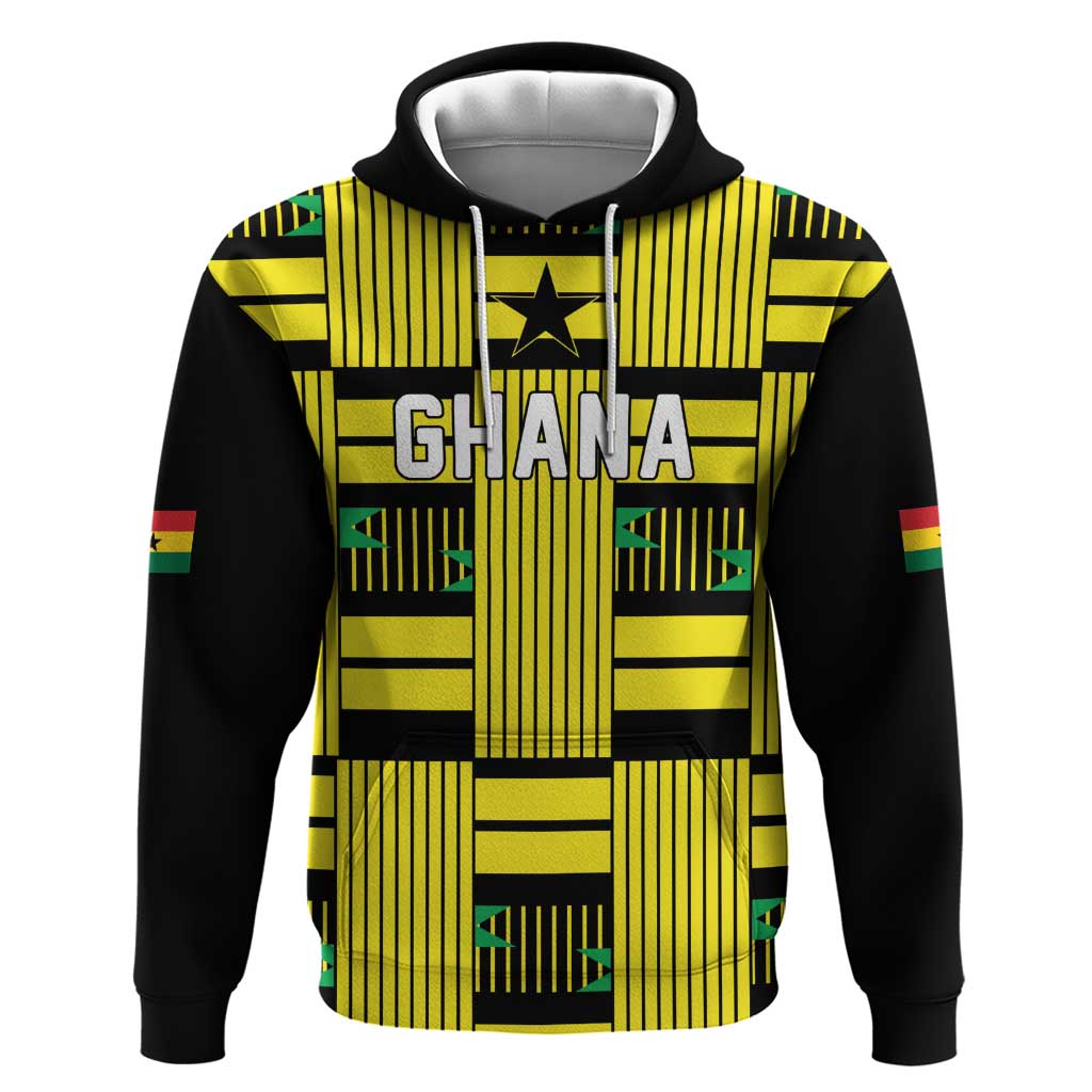 Custom World Football 2026 Ghana Hoodie Rise With The Black Stars