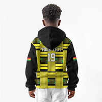 Custom World Football 2026 Ghana Kid Hoodie Rise With The Black Stars