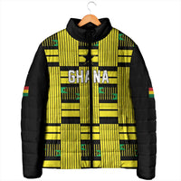 Custom World Football 2026 Ghana Padded Jacket Rise With The Black Stars