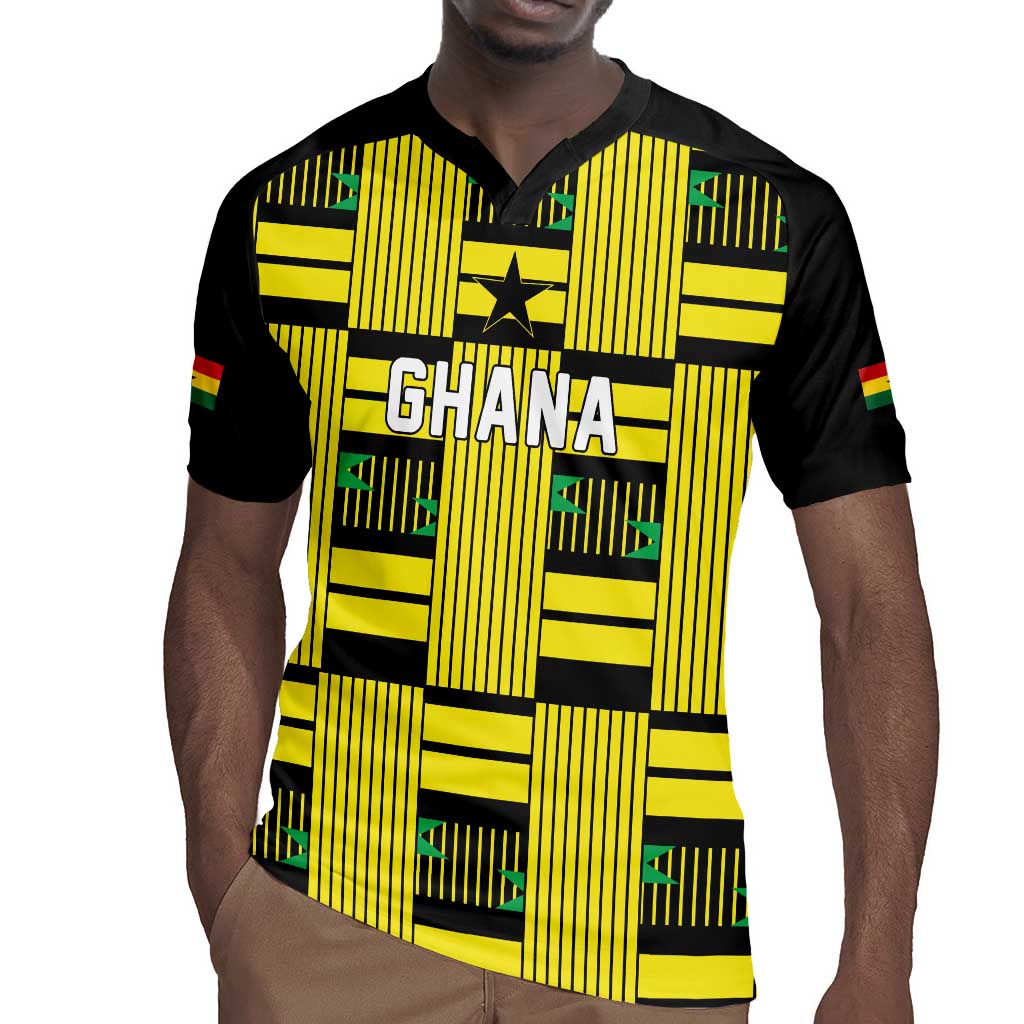 Custom World Football 2026 Ghana Rugby Jersey Rise With The Black Stars