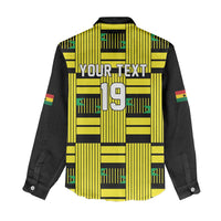 Custom World Football 2026 Ghana Women Casual Shirt Rise With The Black Stars