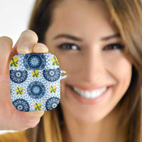 Blue Sicilian Majolica Lemon Sun Art AirPods Case