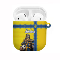 World Football 2026 Sweden AirPods Case Go Blagult Viking Glory