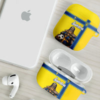 World Football 2026 Sweden AirPods Case Go Blagult Viking Glory