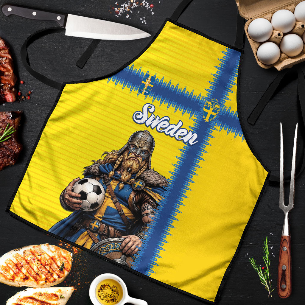 World Football 2026 Sweden Apron Go Blagult Viking Glory