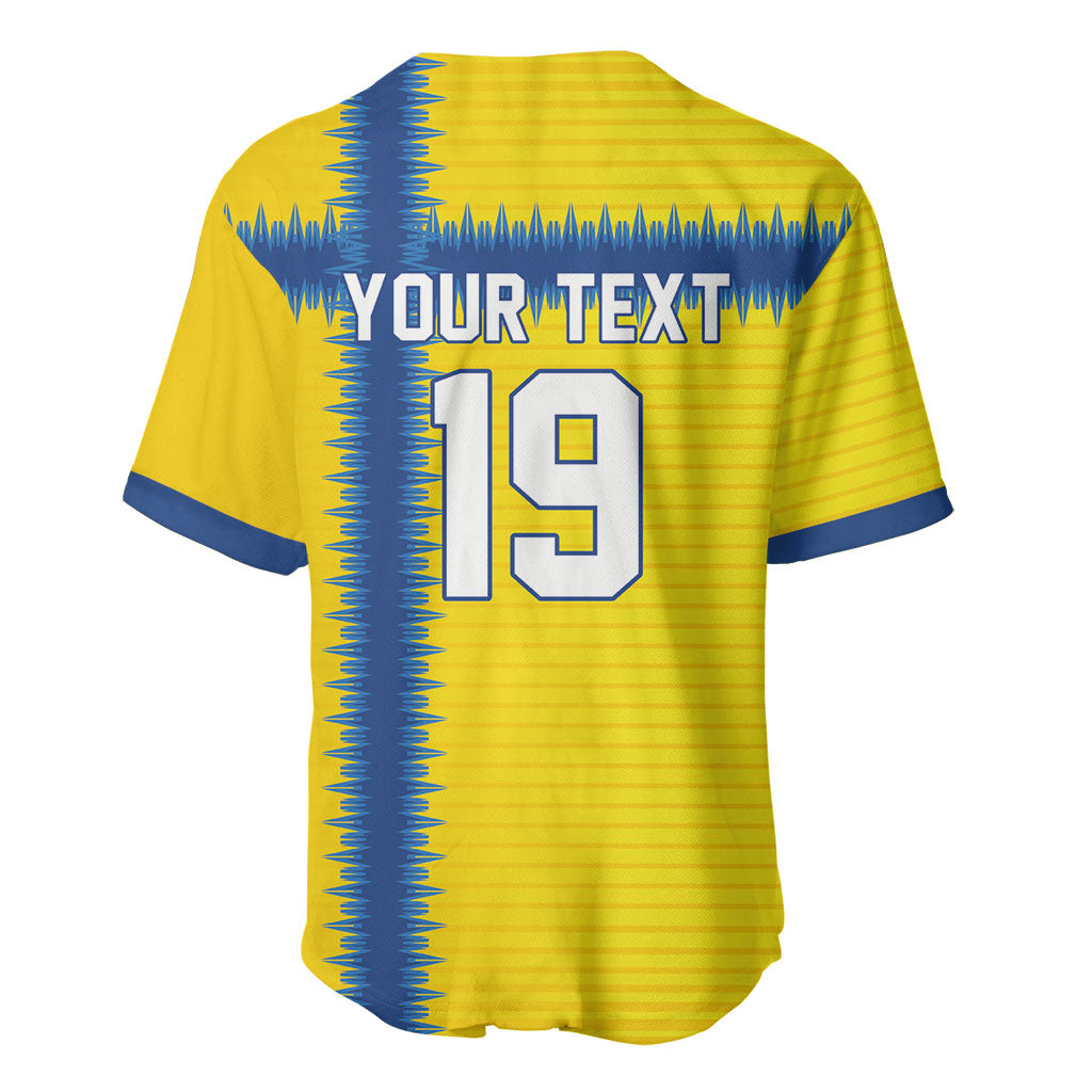 Custom World Football 2026 Sweden Baseball Jersey Go Blagult Viking Glory