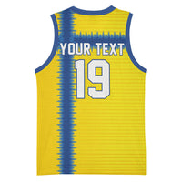 Custom World Football 2026 Sweden Basketball Jersey Go Blagult Viking Glory