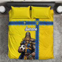 World Football 2026 Sweden Bedding Set Go Blagult Viking Glory