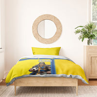 World Football 2026 Sweden Bedding Set Go Blagult Viking Glory
