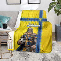 World Football 2026 Sweden Blanket Go Blagult Viking Glory