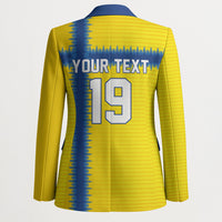 Custom World Football 2026 Sweden Blazer Go Blagult Viking Glory
