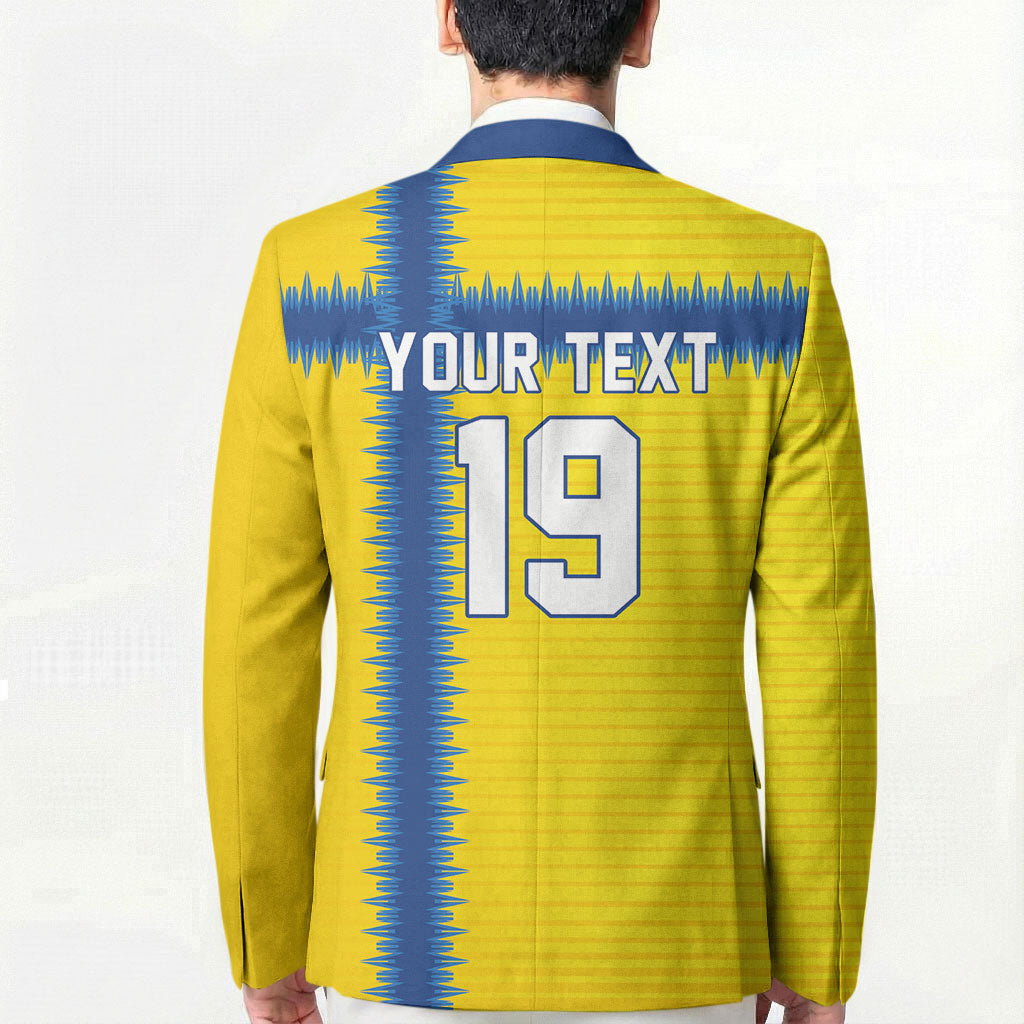 Custom World Football 2026 Sweden Blazer Go Blagult Viking Glory
