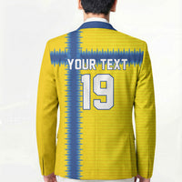 Custom World Football 2026 Sweden Blazer Go Blagult Viking Glory