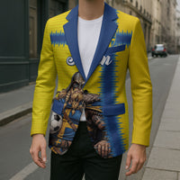 Custom World Football 2026 Sweden Blazer Go Blagult Viking Glory