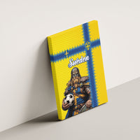 World Football 2026 Sweden Canvas Wall Art Go Blagult Viking Glory