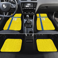Custom World Football 2026 Sweden Car Mats Go Blagult Viking Glory