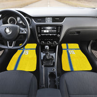 Custom World Football 2026 Sweden Car Mats Go Blagult Viking Glory