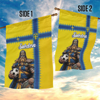 World Football 2026 Sweden Garden Flag Go Blagult Viking Glory