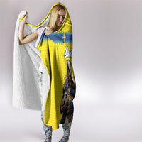 World Football 2026 Sweden Hooded Blanket Go Blagult Viking Glory