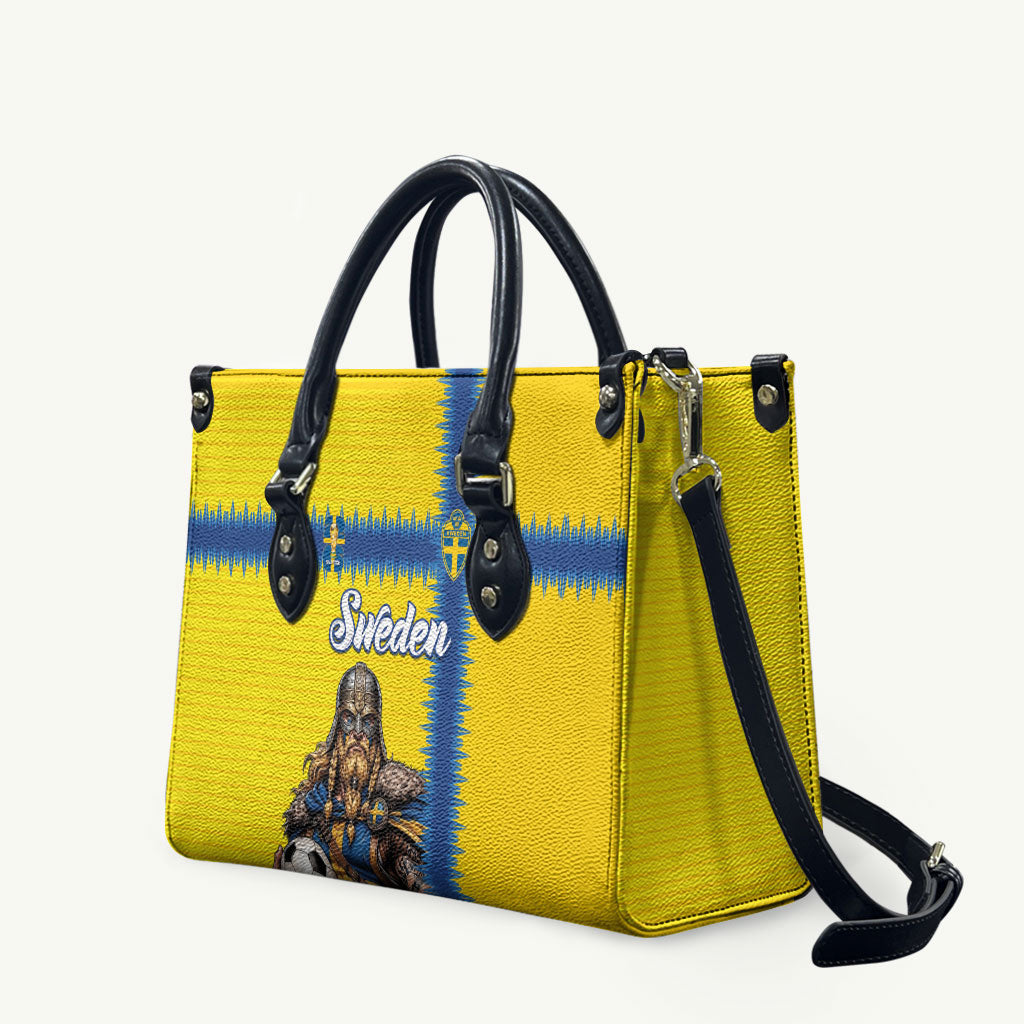 World Football 2026 Sweden Leather Bag Go Blagult Viking Glory