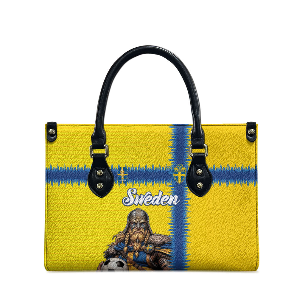 World Football 2026 Sweden Leather Bag Go Blagult Viking Glory
