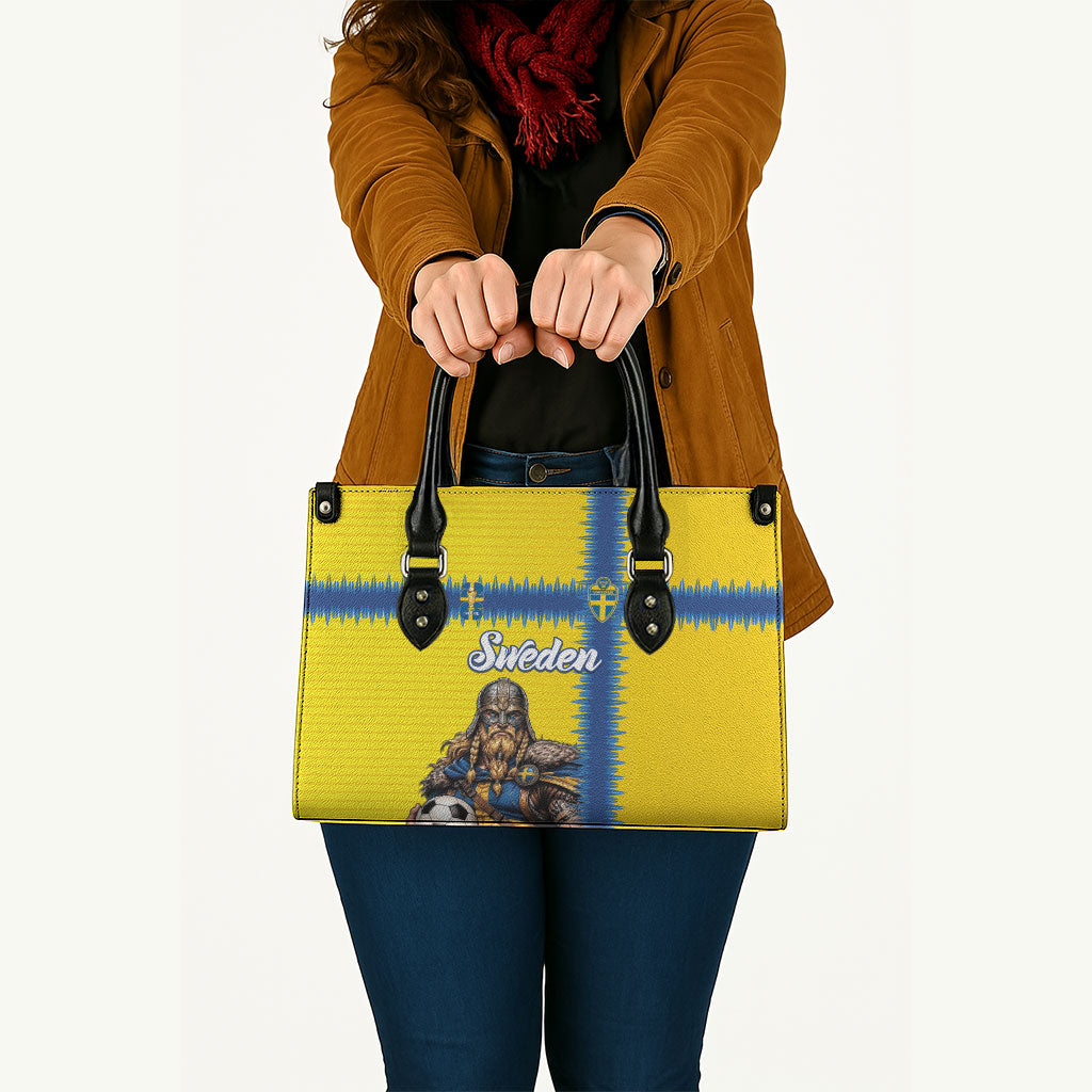 World Football 2026 Sweden Leather Bag Go Blagult Viking Glory
