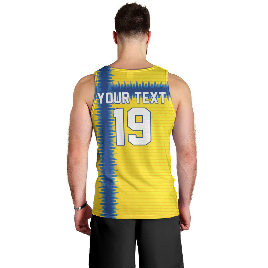 Custom World Football 2026 Sweden Men Tank Top Go Blagult Viking Glory