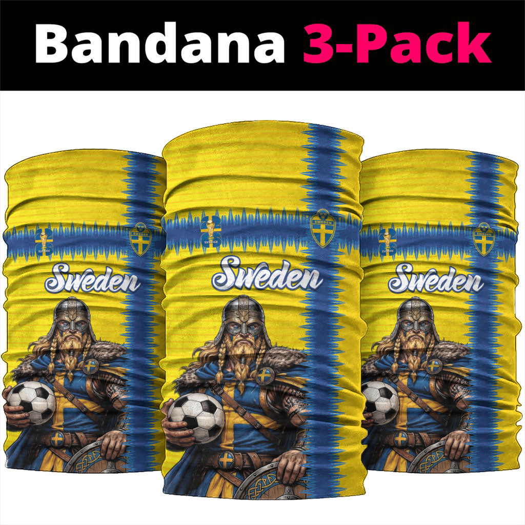 World Football 2026 Sweden Neck Gaiter Go Blagult Viking Glory