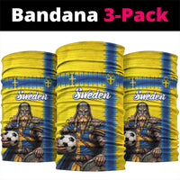 World Football 2026 Sweden Neck Gaiter Go Blagult Viking Glory