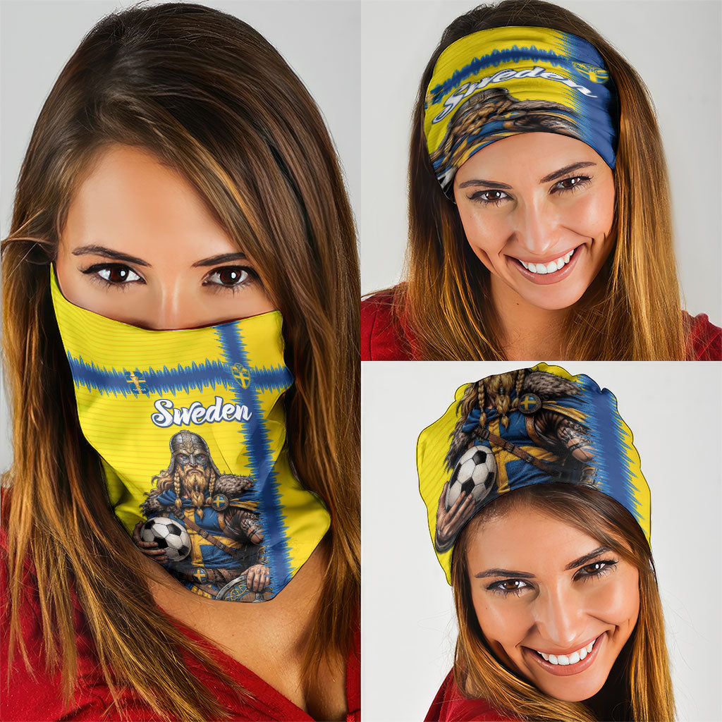World Football 2026 Sweden Neck Gaiter Go Blagult Viking Glory
