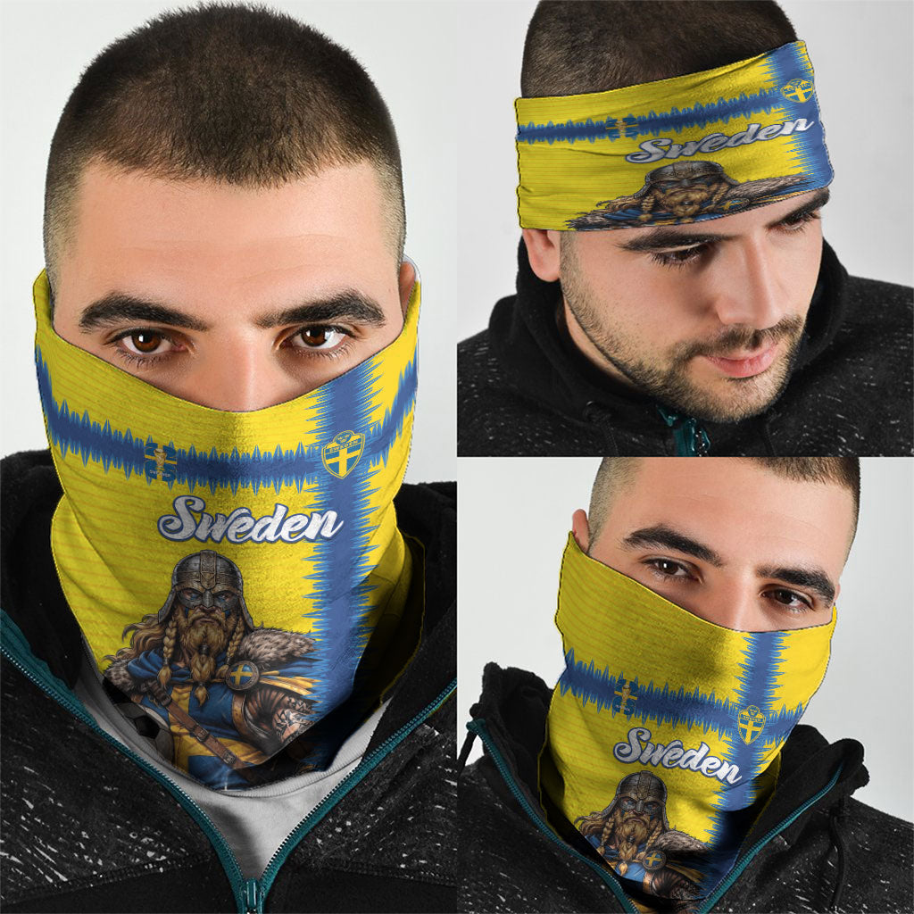 World Football 2026 Sweden Neck Gaiter Go Blagult Viking Glory