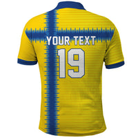 Custom World Football 2026 Sweden Polo Shirt Go Blagult Viking Glory
