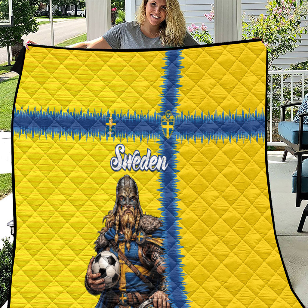 World Football 2026 Sweden Quilt Go Blagult Viking Glory