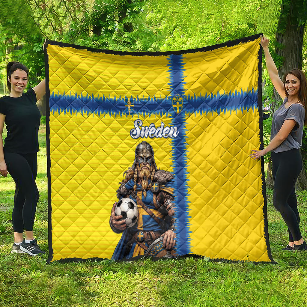 World Football 2026 Sweden Quilt Go Blagult Viking Glory
