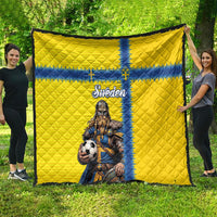 World Football 2026 Sweden Quilt Go Blagult Viking Glory