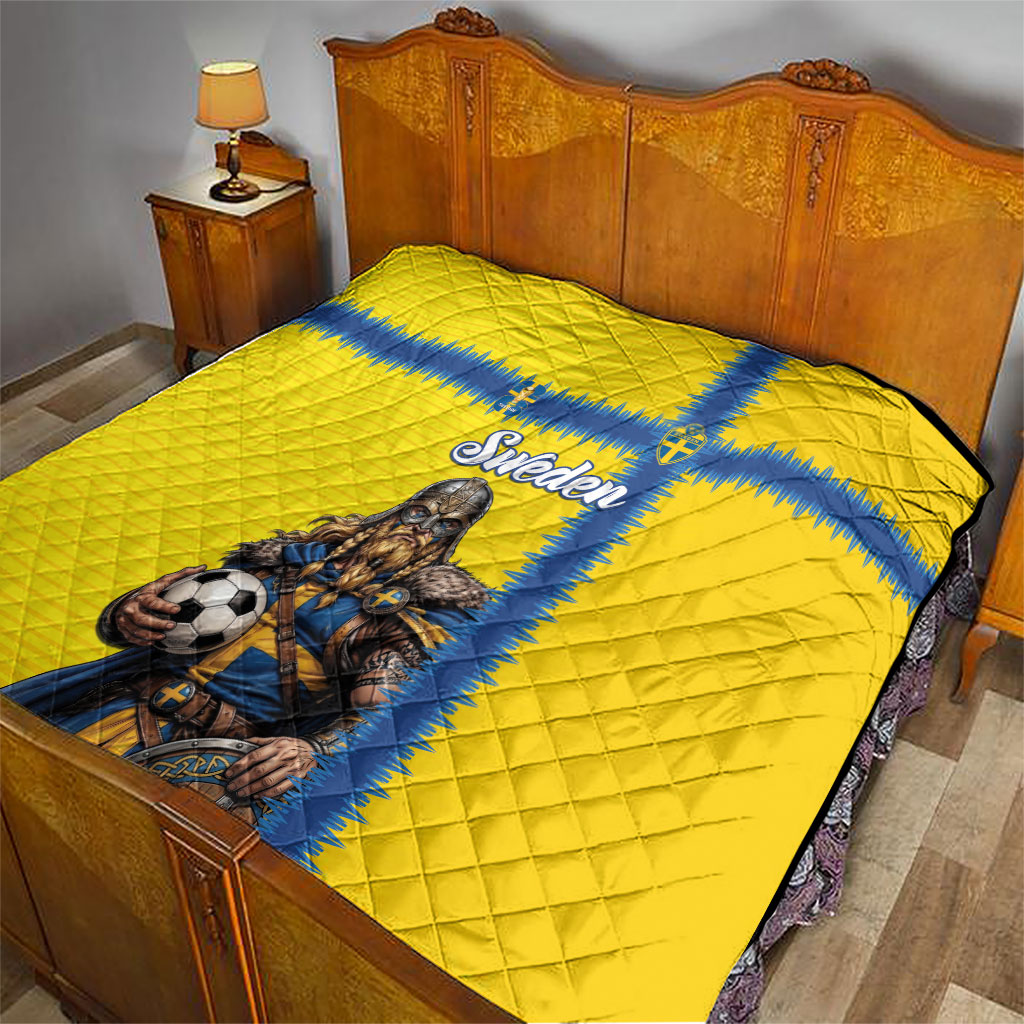 World Football 2026 Sweden Quilt Go Blagult Viking Glory