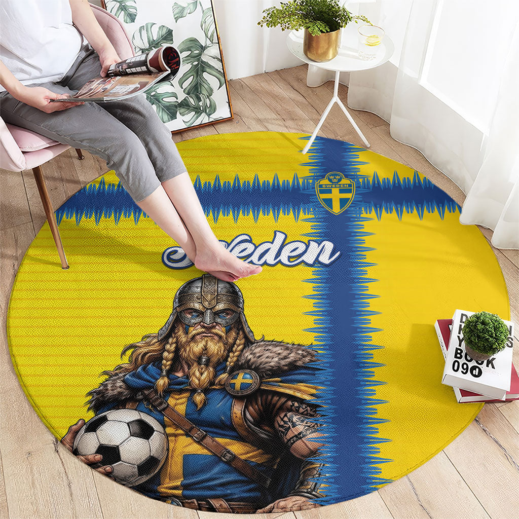 World Football 2026 Sweden Round Carpet Go Blagult Viking Glory