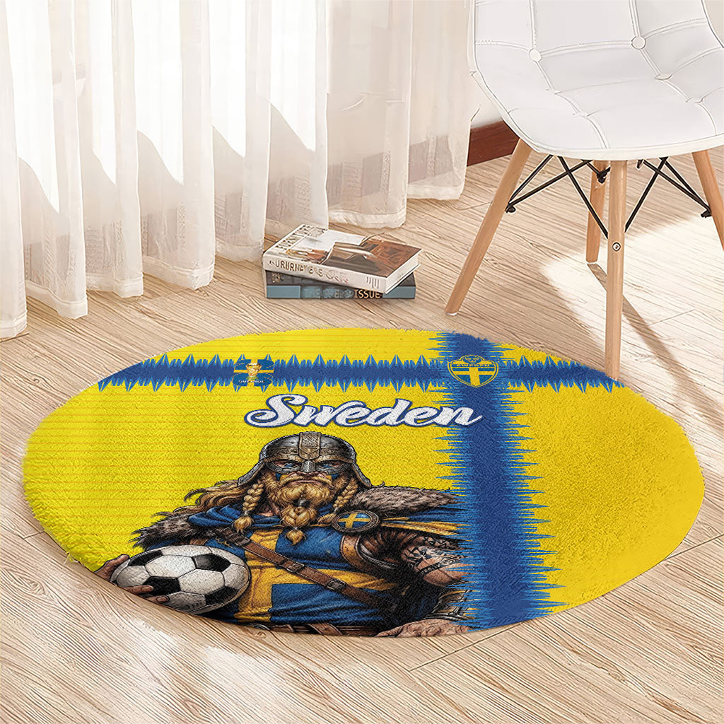 World Football 2026 Sweden Round Carpet Go Blagult Viking Glory