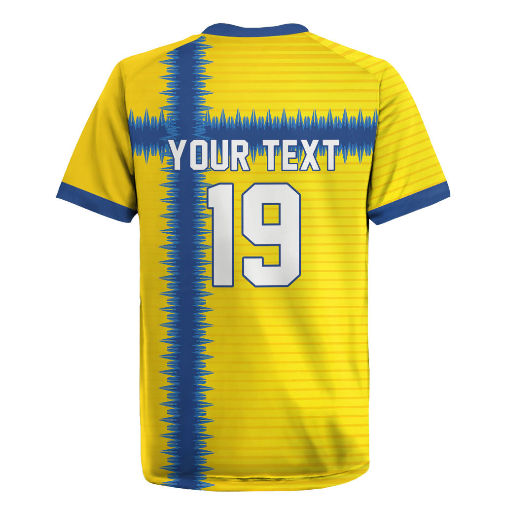 Custom World Football 2026 Sweden Rugby Jersey Go Blagult Viking Glory