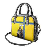 World Football 2026 Sweden Shoulder Handbag Go Blagult Viking Glory