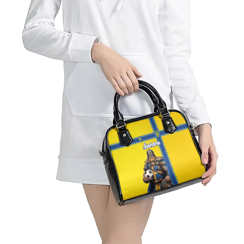 World Football 2026 Sweden Shoulder Handbag Go Blagult Viking Glory
