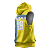 Custom World Football 2026 Sweden Sleeveless Hoodie Go Blagult Viking Glory